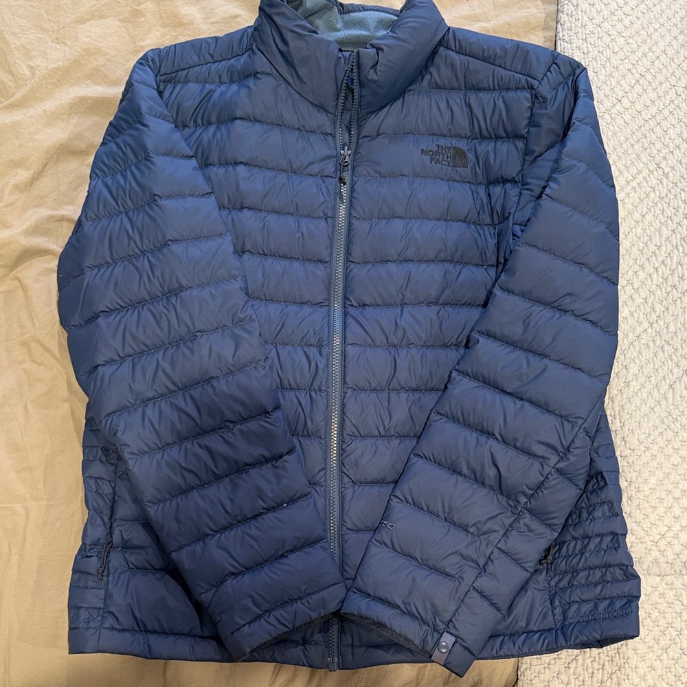 The North Face Navy Quilted Jacket